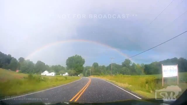 6-26-23 Mocksville, NC - Hail, Rainbow and Severe Storm смотреть онлайн