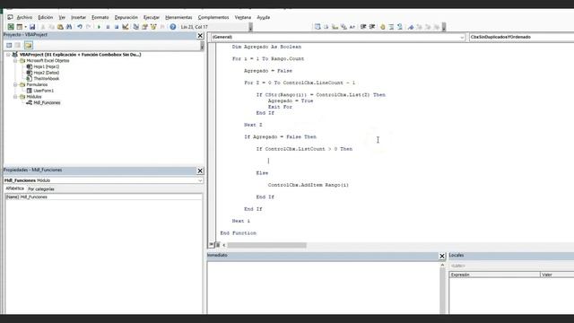 Programando un paginador - Parte 1 (Explicación + Función Combobox Sin Duplicados y Ordenado) смотреть онлайн