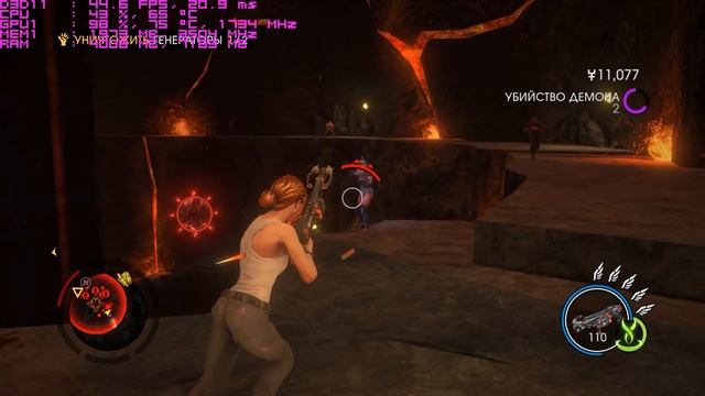 SR4: Gat out of Hell - Gameplay 2K (GTX 1050 Ti 4GB + i3 4160) [FPS Test] смотреть онлайн