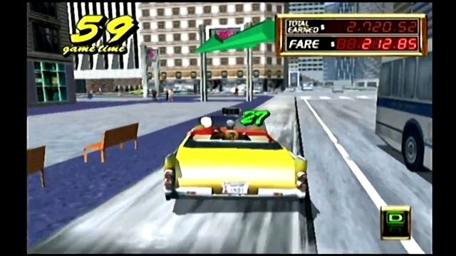 Crazy Taxi 2 playthrough (Dreamcast) (1CC) смотреть онлайн