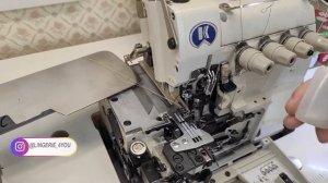 КАК и ГДЕ  смазать промышленный оверлок jack ДЖЕК.