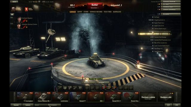 WoT Noob Training pt.1- Garage and Basic U.I. (Beginner's Guide/Tutorial to World of Tanks) смотреть онлайн