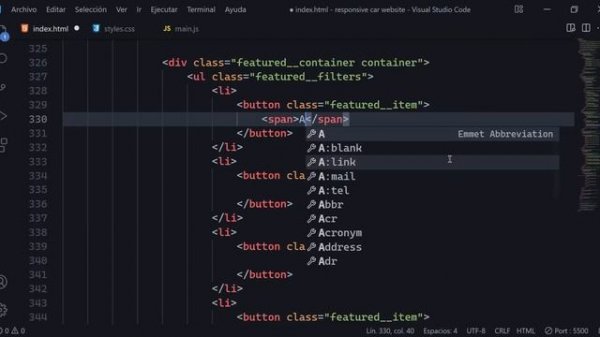 ? Create a Responsive Car Website Design Using HTML CSS & JavaScript