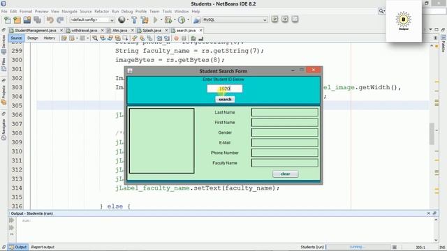 How to Create a Student Search Form in Java Introduction смотреть онлайн