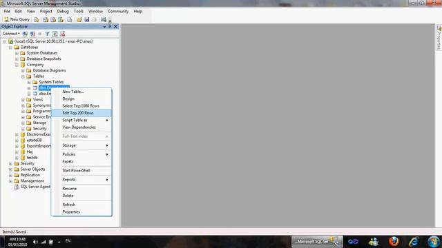 SQL Server Create Table смотреть онлайн