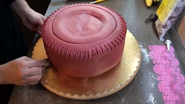 Gumiabroncs torta - How to make a tire cake - cake decorating tutorial смотреть онлайн