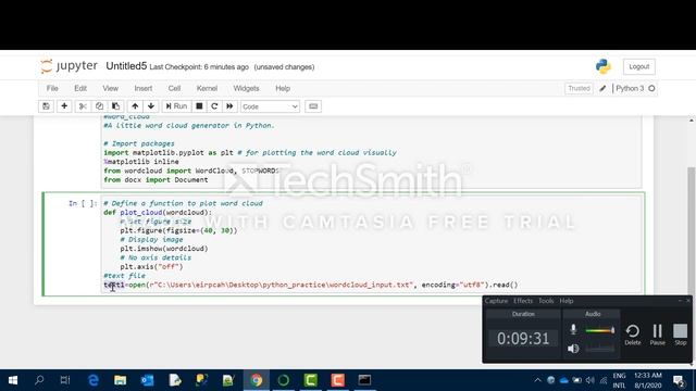 Generate Word Cloud from your resume using Python смотреть онлайн