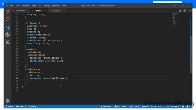 Bootstrap 4 off canvas sidebar Menu with Sub menu Tutorial - web development смотреть онлайн