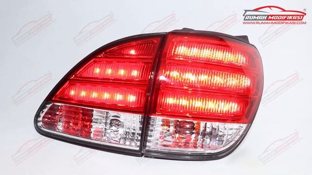 STOP LAMP   LEXUS RX300   2001 2003   LED   RED CLEAR