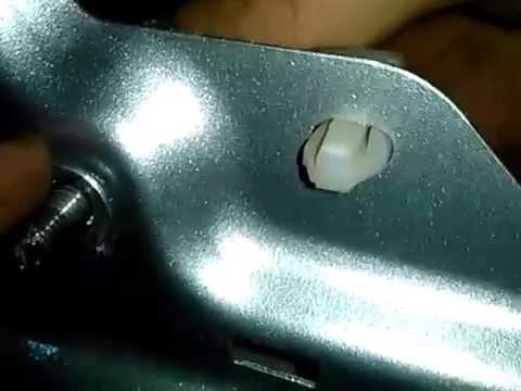 Nissan Primera P12. Устранение брякания переднего стеклоподъемника