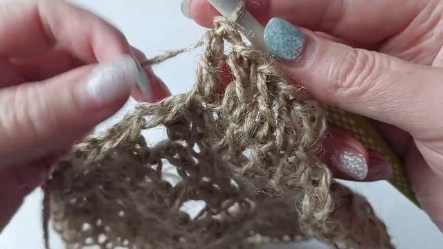 #7 Ажурная Салфетка из Джута крючком смотреть онлайн