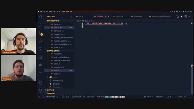 Working on Rust crate "gmaps-static" (Google Static Maps API URL builder) - Twitch live 2021-06-27 смотреть онлайн