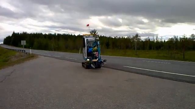 Kaivuri-Jukka matkalla Kuusamoon, 32.8 km matkaa enään #2 смотреть онлайн