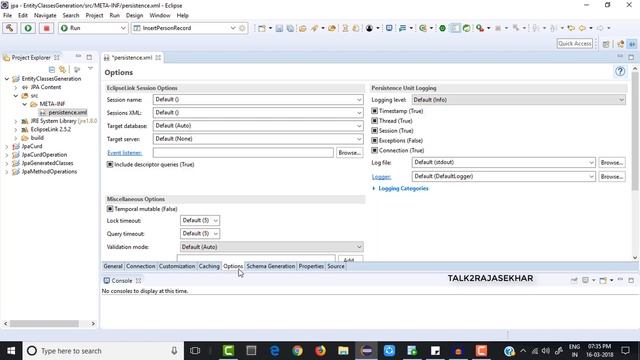 Java Entity classes Generation from Tables(ORACLE) | HIBERNATE | JPA | TALK2RAJASEKHAR(TELUGU) смотреть онлайн