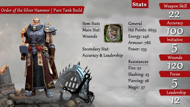 Warhammer Odyssey | Silver Hammer Pure Tank Build (Level 40) [Warrior Priest] смотреть онлайн