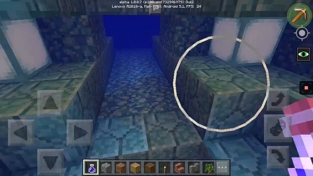 Подводная крепость Minecraft PE смотреть онлайн