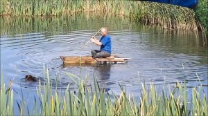 Самодельная одноместная лодка для рыбалки