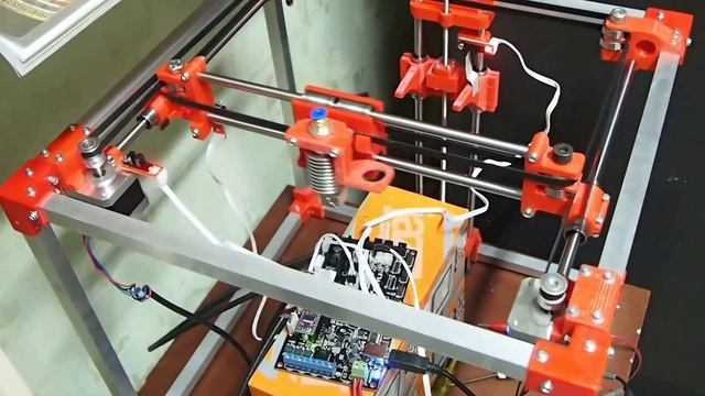 Первый тест 3D принтера CoreXY (вариация Smartcore)