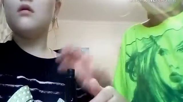 Весёлая Каринка . Сделай макеяж без зеркала , с Алиной . смотреть онлайн