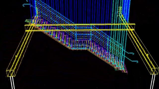 3D Stairs Wire Frame - AutoCAD смотреть онлайн