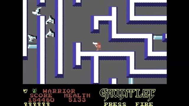 C64 Longplay: Gauntlet (44 levels completed) смотреть онлайн