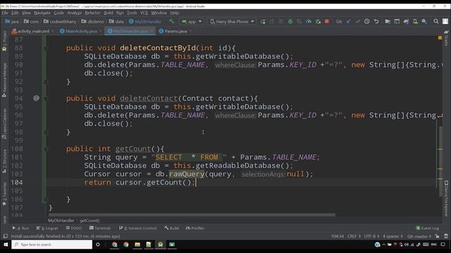 SQLite Android CRUD: Getting Count | Android Tutorials in Hindi #30 смотреть онлайн