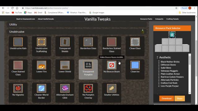 Xisumavoid's Vanilla Tweaks - How To Create Your Own Vanilla+ Resource Pack