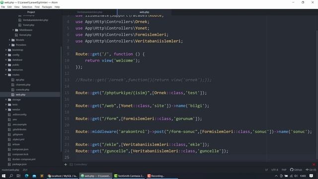 LARAVEL'DE DB KÜTÜPHANESİ VE CRUD İŞLEMLERİ - PHP İLE LARAVEL EĞİTİM SETİ смотреть онлайн