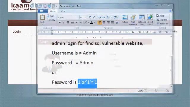 Sql Injection simple by learnethicalhacking.net.wmv смотреть онлайн