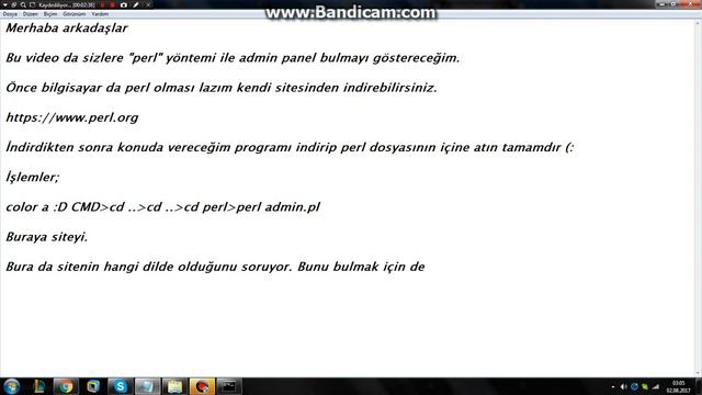 Perl Yöntemi İle Admin Panel Bulma смотреть онлайн