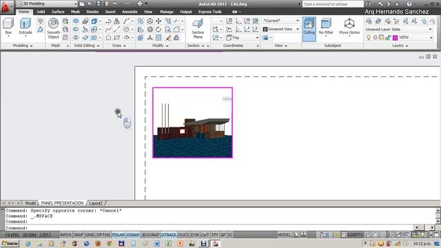 RENDERIZADO 3D EN AUTOCAD 3-3 смотреть онлайн