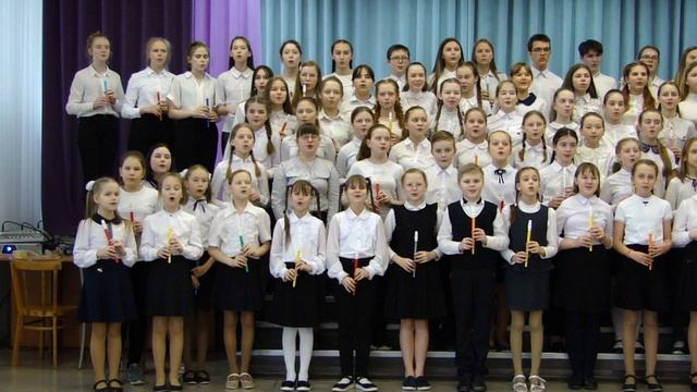 Вологда школа 37, песня "Марш авиаторов", музыка Юлия Хайта, слова Павла Германа. смотреть онлайн