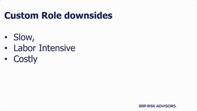 ERP Risk Advisors: ERP Cloud: Role Design best practices смотреть онлайн