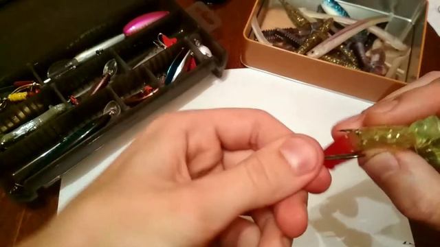 Монтаж силиконовой приманки. 2 способа смотреть онлайн