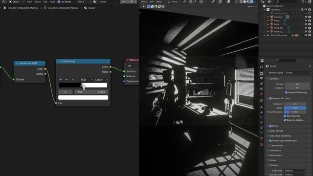 Нуарный стиль в Блендер | Noire Style / B&W Grain Shader in Blender [EEVEE] смотреть онлайн