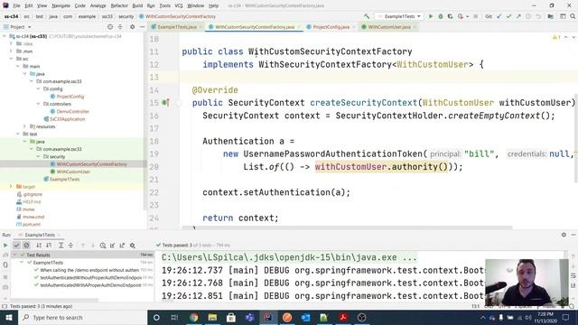 Spring Security - Lesson 34 - Integration testing for Spring Security implementations - Part 2 смотреть онлайн
