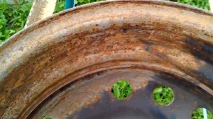 Очистка диска от ржавчины своими руками.