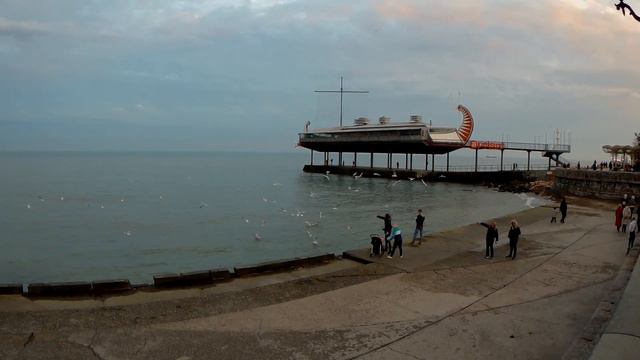 Набережная Ялты 9 марта 2018 смотреть онлайн