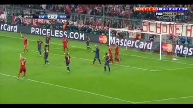 Bayern Munich vs. Barcelona 4-23-2013 2nd Half смотреть онлайн