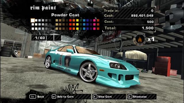 NFSMW 2005: Customization: Toyota Supra 'Mayumi Shiina' Theme смотреть онлайн