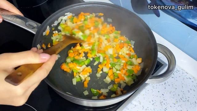 Запечённые куриные крылышки с рисом ?? Казакша рецепт. смотреть онлайн