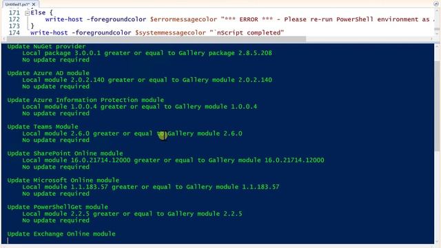 Updating PowerShell for use with Microsoft 365 смотреть онлайн