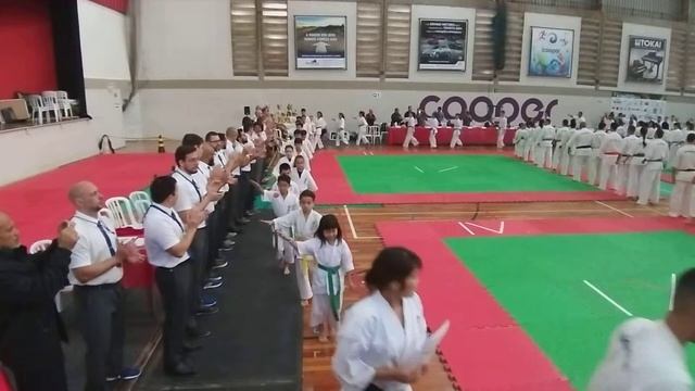 Entrada atletas 27 Campeonato Karatê Kyokushin смотреть онлайн