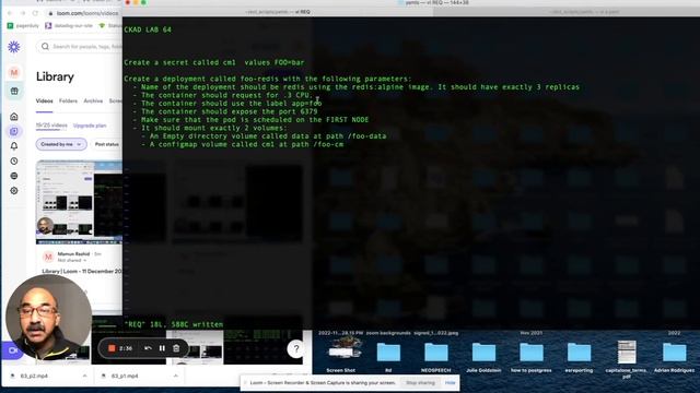 CKAD Lab 64 Part 2 of 8 (Kubernetes Certification) deployment mount configmap & emptyDir and MORE смотреть онлайн