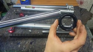Сборка вилки мотоцикла KAYO K1