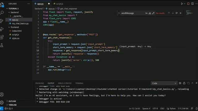 OpenAI ChatGPT with Python: Short Term Memory #3 смотреть онлайн