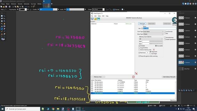 Cheat Engine Tutorial Step8 , Multilevel Pointer , Offset , Türkçe смотреть онлайн