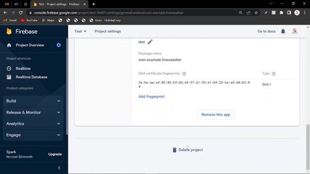 How to Delete Firebase Project | Android Studio смотреть онлайн