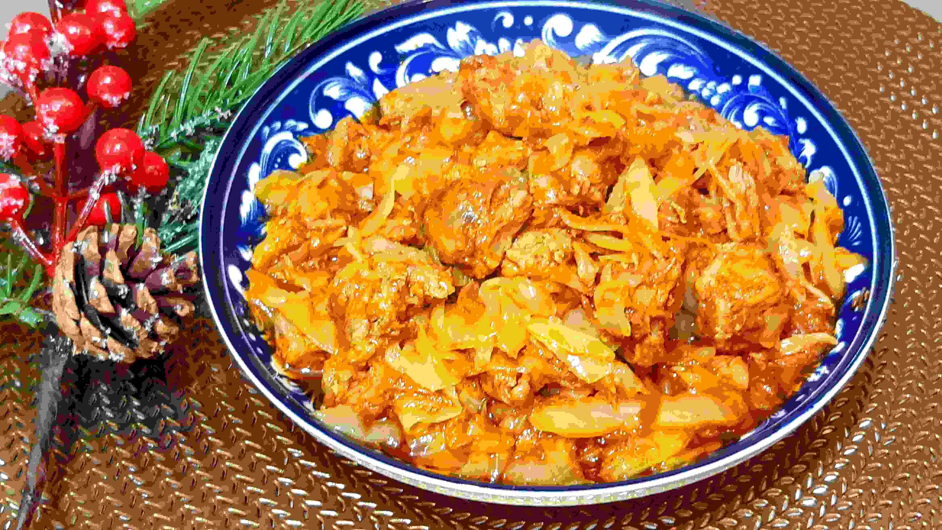 ОЧЕНЬ ВКУСНАЯ ТУШЕНАЯ КАПУСТА С МЯСОМ смотреть онлайн