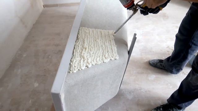 Обдувка ванны пеной. Теплоизоляция ванны. Шумоизоляция ванны. смотреть онлайн